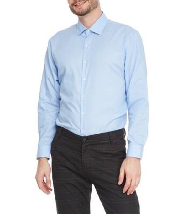 Camisa de vestir azul