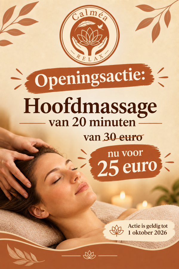 Hoofdmassage 20 min