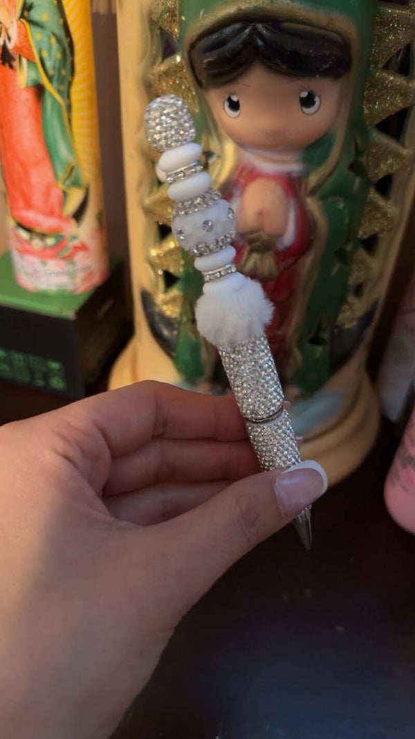 White Fancy Pen