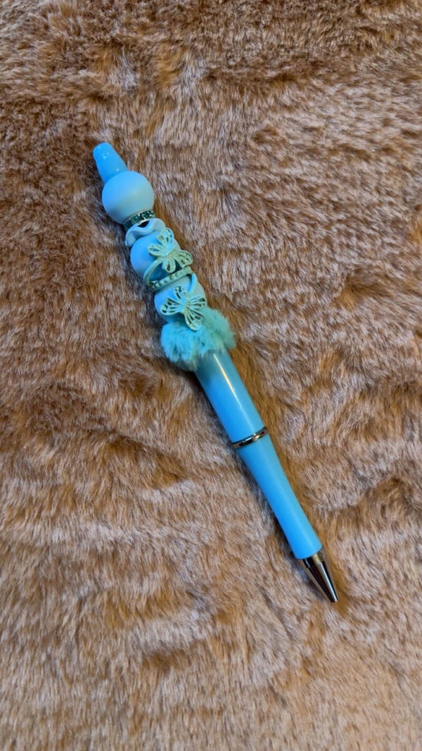 Baby Blue Butterfly Pen