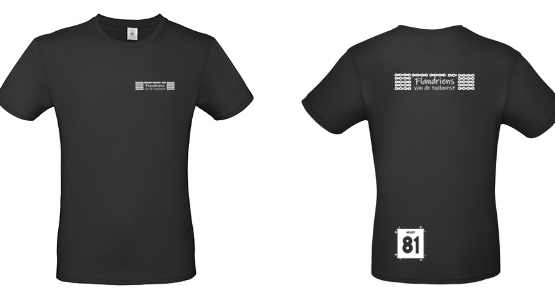 Tshirt FVDT - Rugnummer