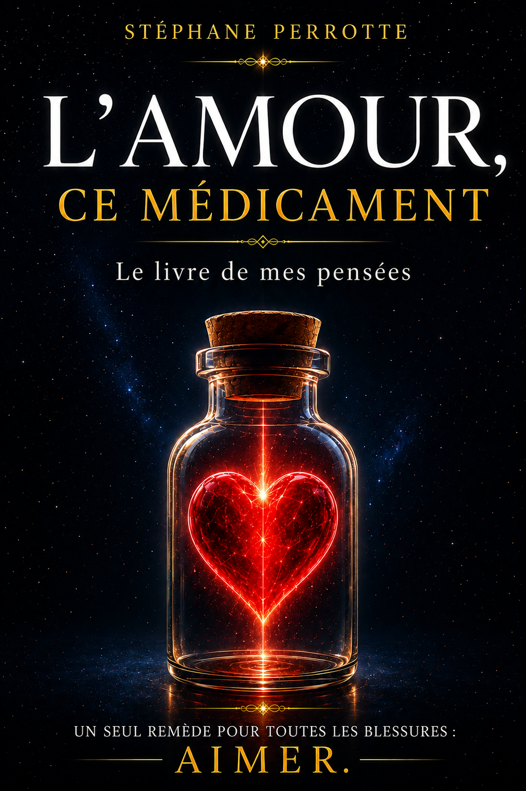 L’amour, ce médicament: Le livre de mes pensées