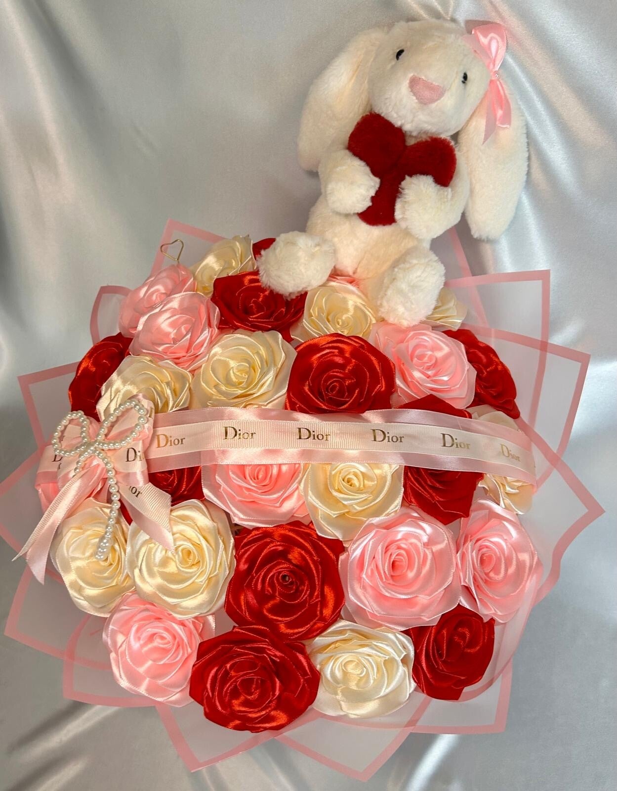 Boeket met konijntje