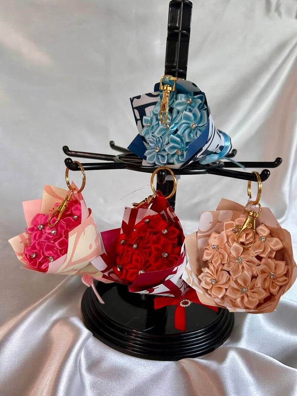 Plumeria mini sleutelhanger