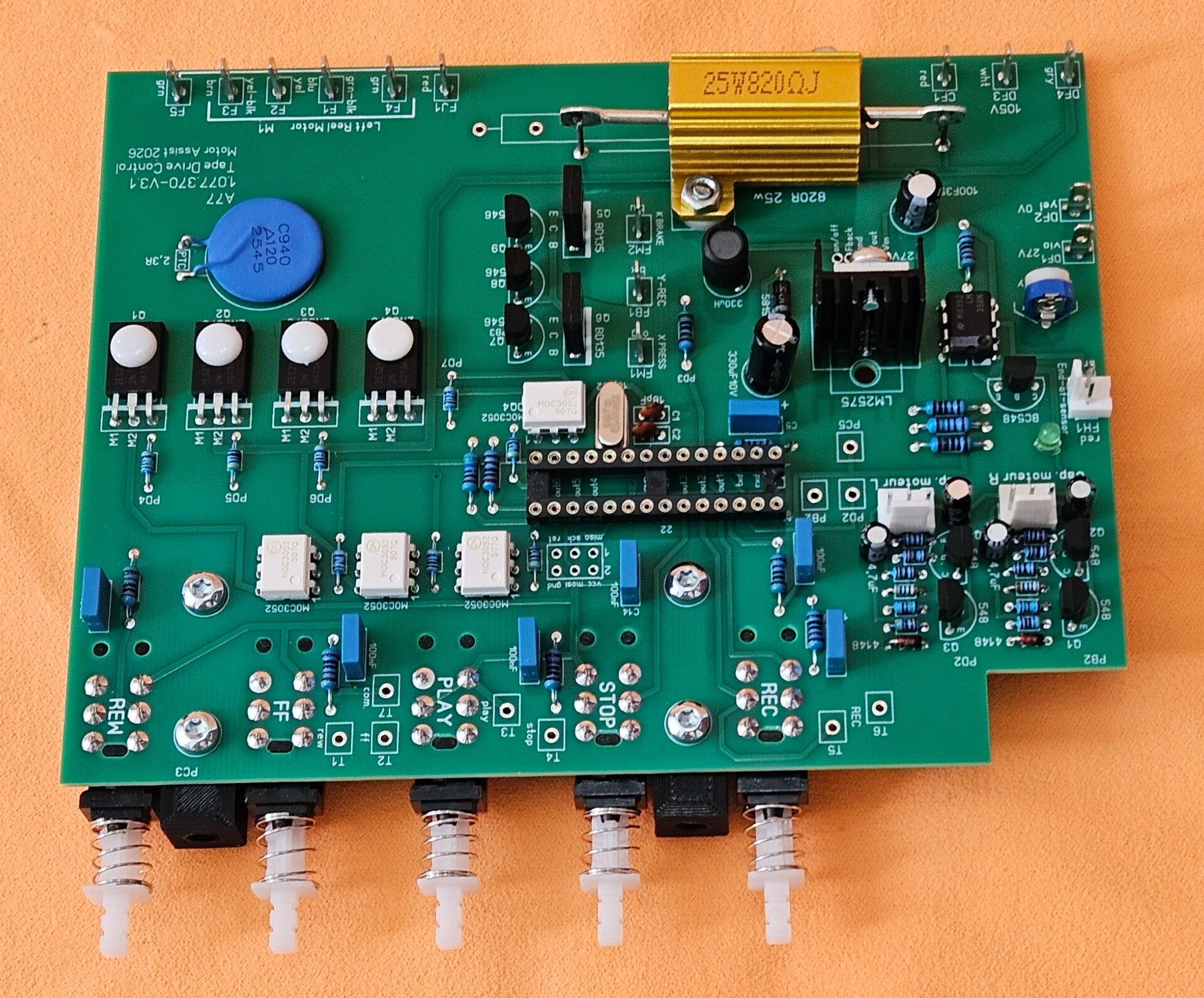 Tape Drive Control A77  Motor Assist