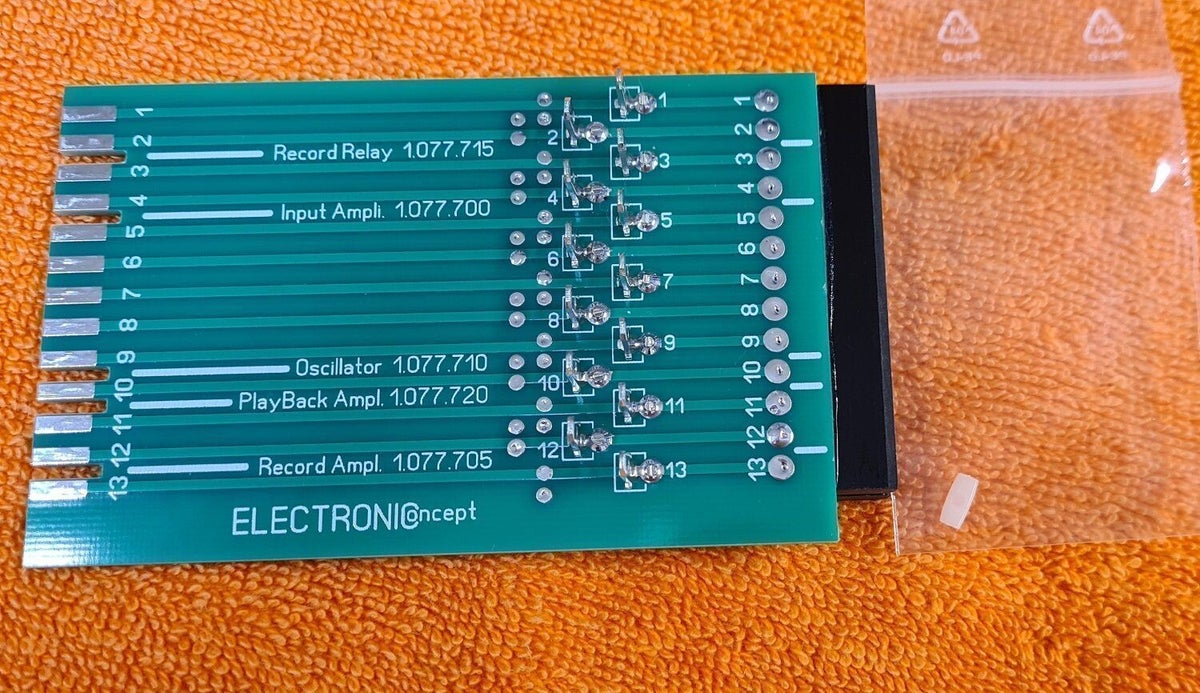 Lot De 5 Cartes Électroniques Pour Magnétophone Revox A77 – Occasion