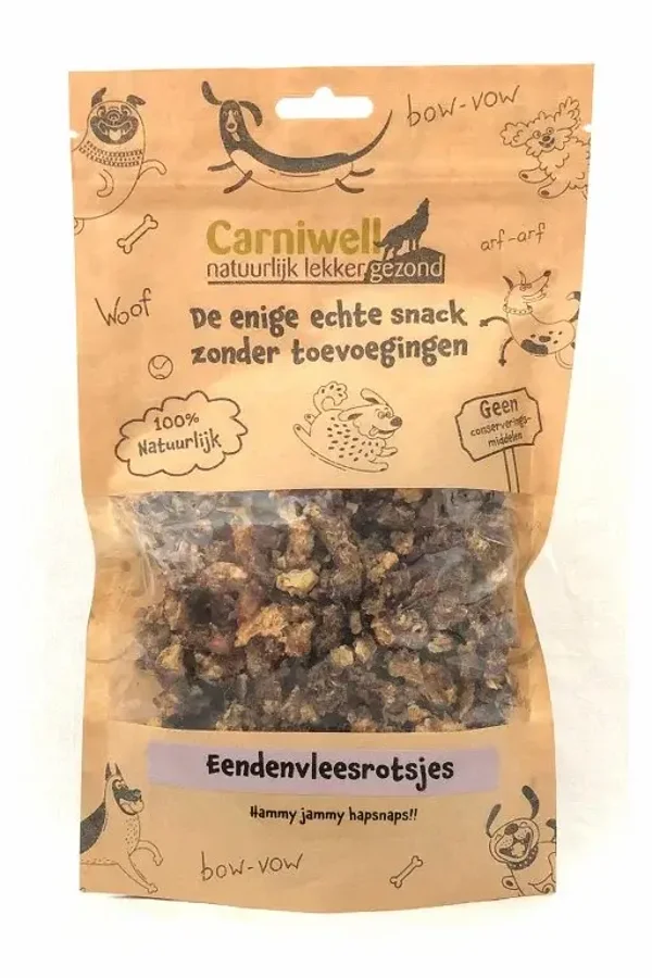 Carniwell Eendenvleesrotsjes 100g