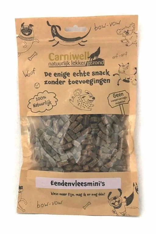 Carniwell Eendenvleesmini's 200g