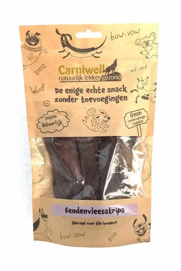 Carniwell Eendenvleesstrips 100g