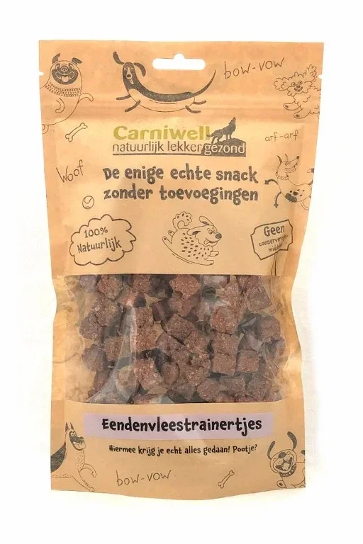 Carniwell Eendenvleestrainertjes 200g