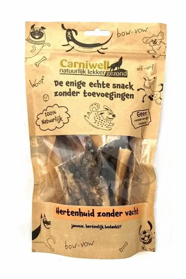Carniwell Hertenhuid zonder vacht 90g