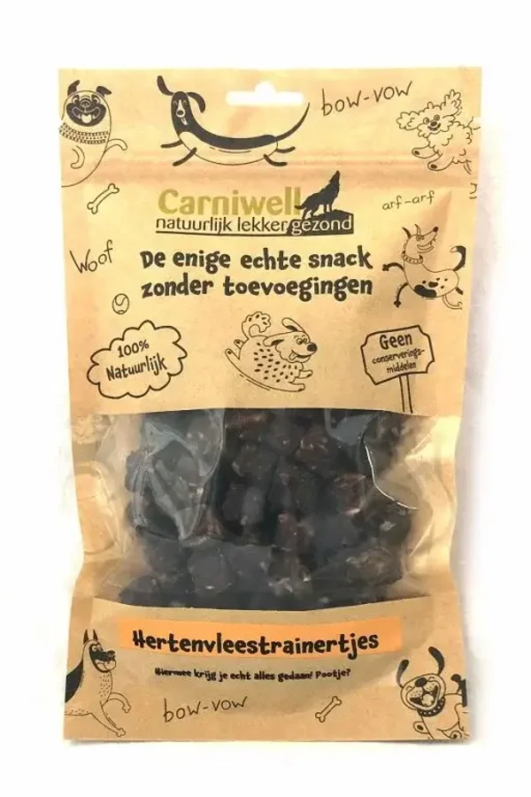 Carniwell Hertenvleestrainertjes 140g