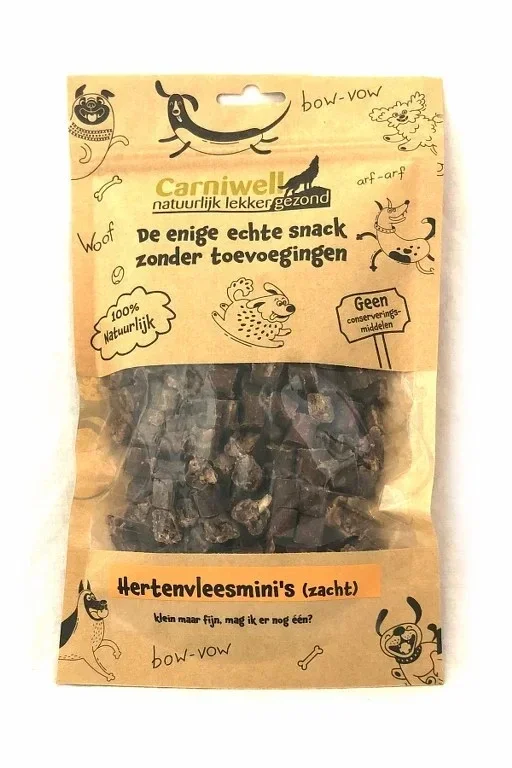 Carniwell Hertenvleesmini's (zacht) 150g