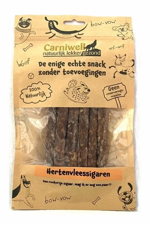 Carniwell Hertenvleessigaren 100g