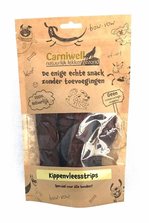 Carniwell Kippenvleesstrips 100g