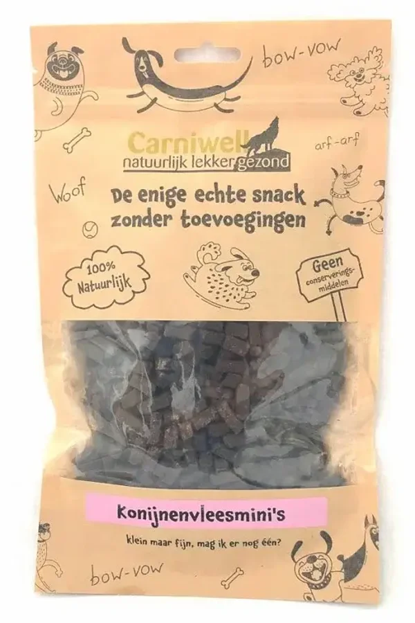 Carniwell Konijnenvleesmini's 200g
