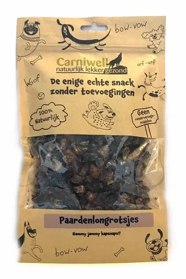 Carniwell Paardenlongrotsjes 100g