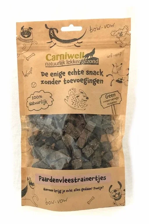 Carniwell Paardenvleestrainertjes 200g