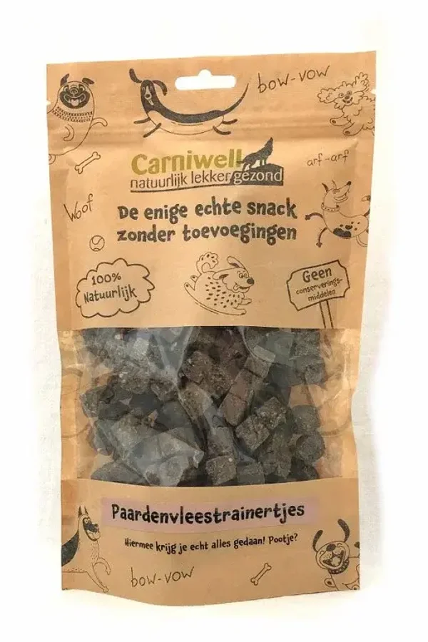 Carniwell Paardenvleestrainertjes 200g