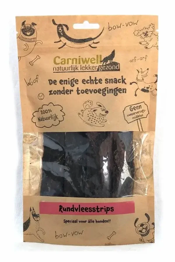 Carniwell Rundvleesstrips 100g