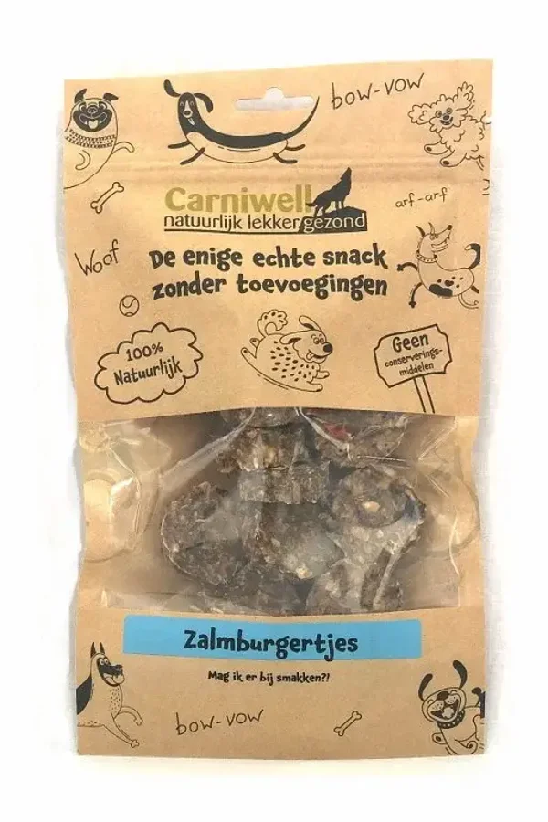 Carniwell Zalmburgertjes 80g