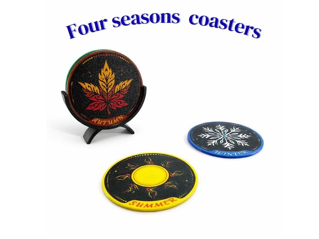 POSAVASOS 4 ESTACIONES