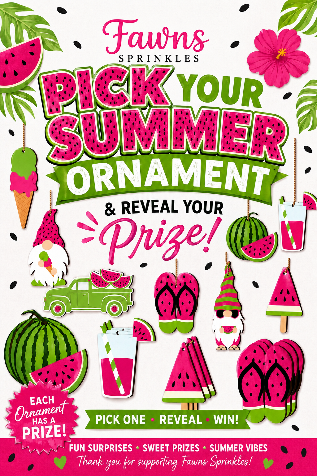 SUMMER ORNAMENT SURPRISE!