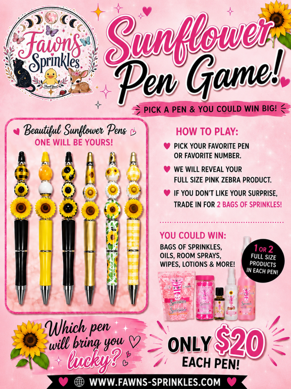 🌻 Sunflower Pen Surprise Game 🌻