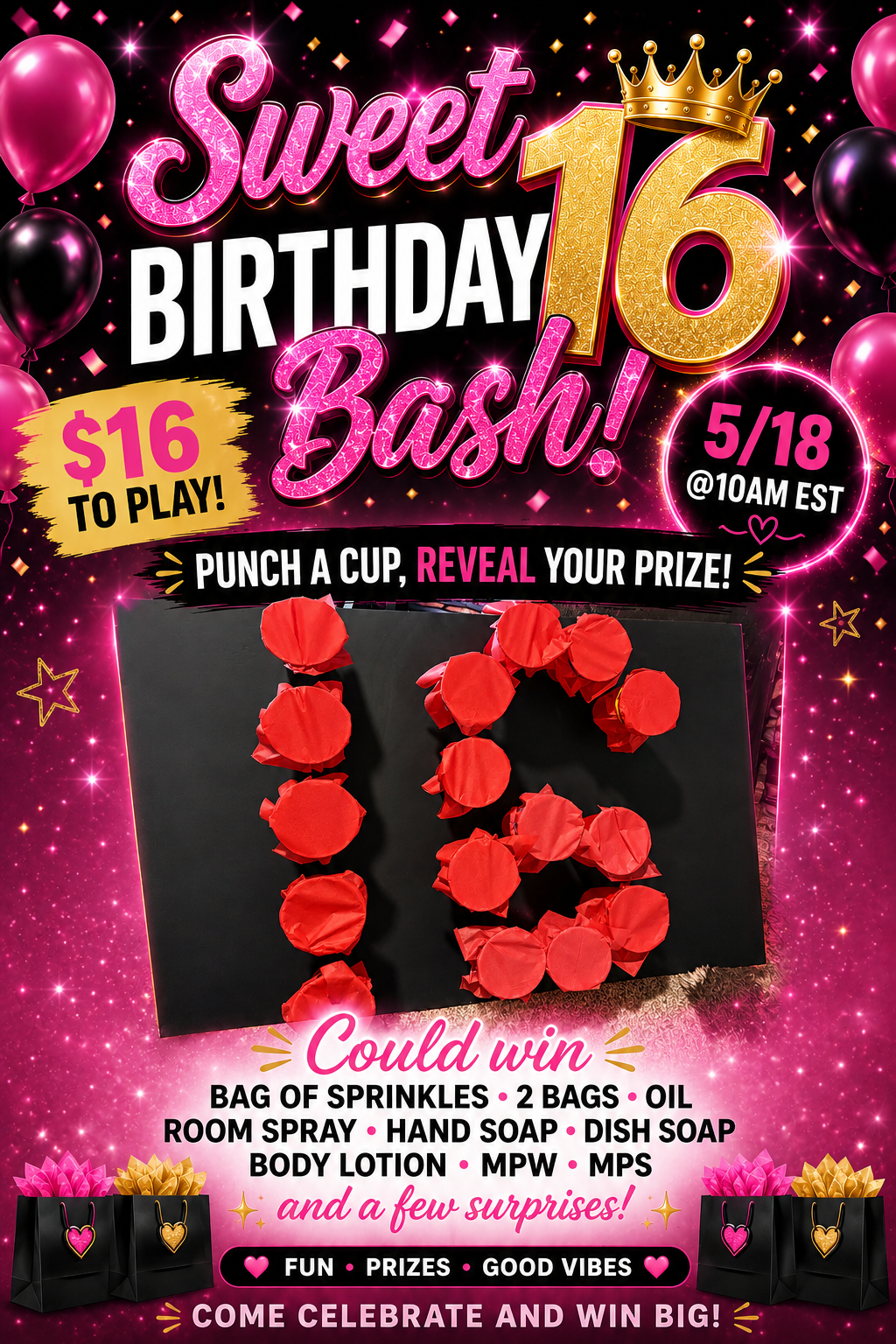 SWEET 16 BASH!