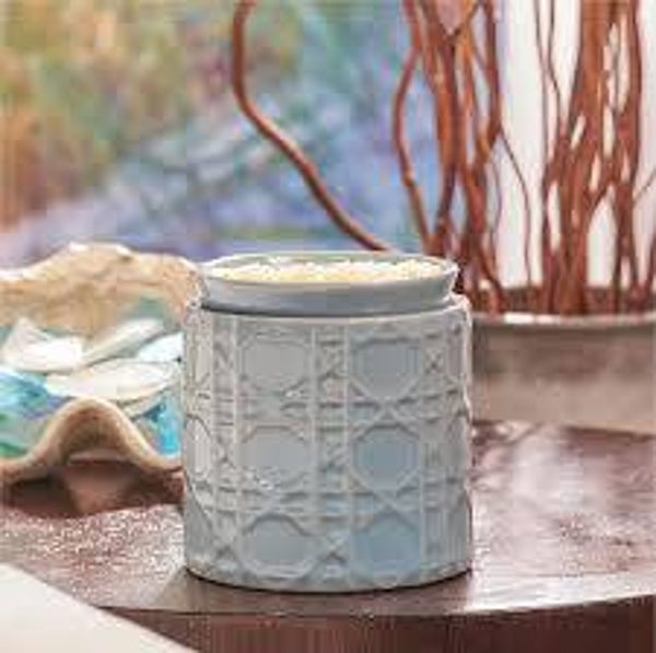 Blue Wicker Simmer Pot