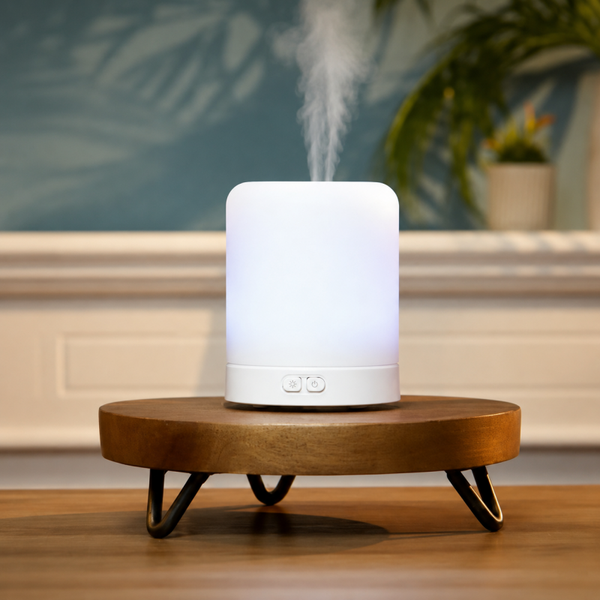 Mini Ultrasonic Aroma Diffuser + 2 Diffuser Oils