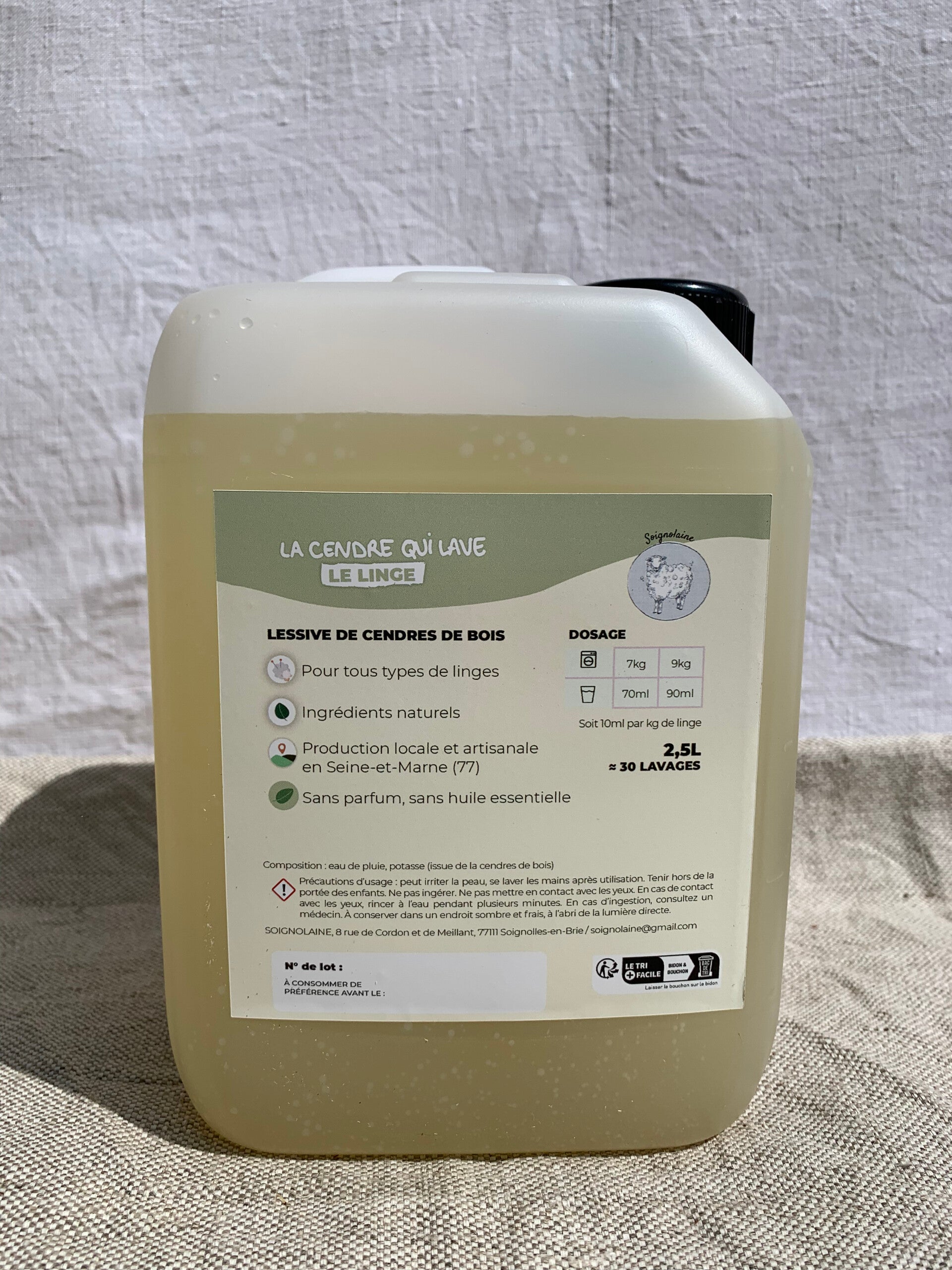 LESSIVE SANS PARFUM 2.5L