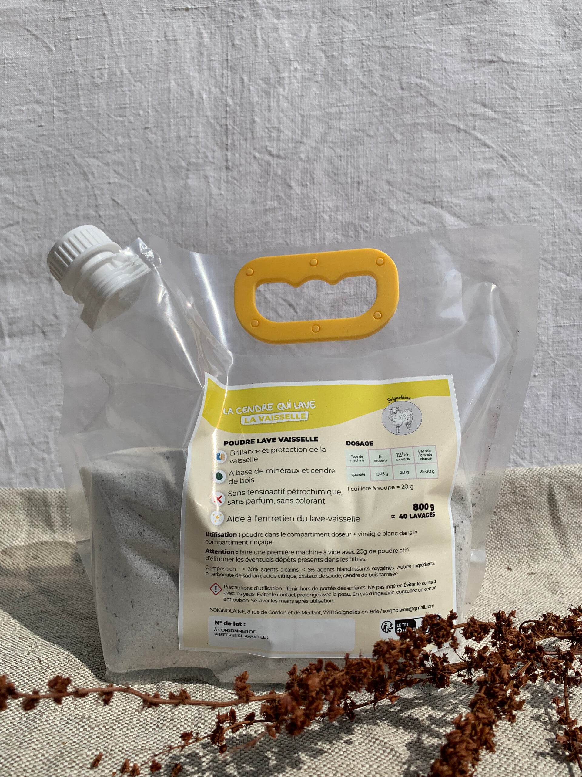 POUDRE LAVE-VAISSELLE  800 g