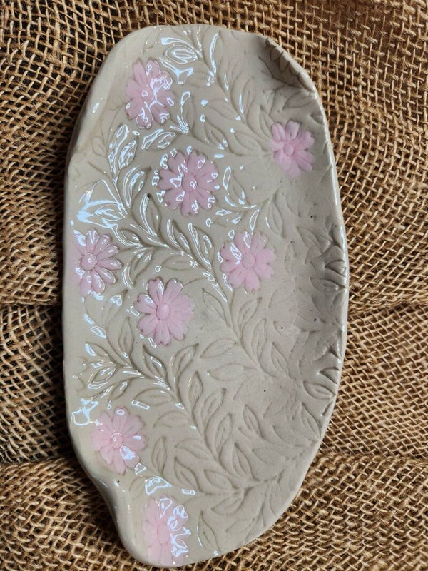 Oval serving dish - cream