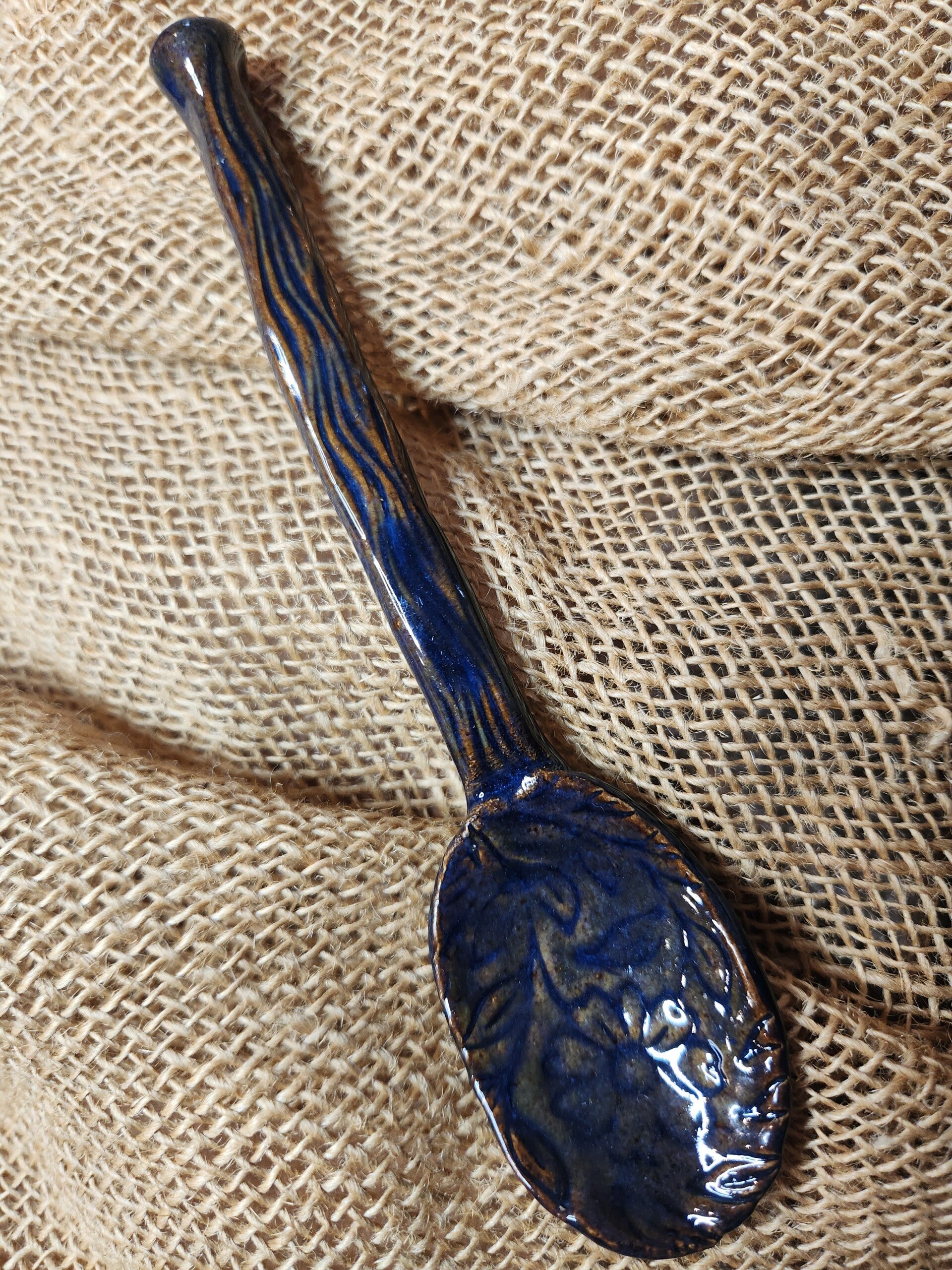 Dark blue Spoon - large