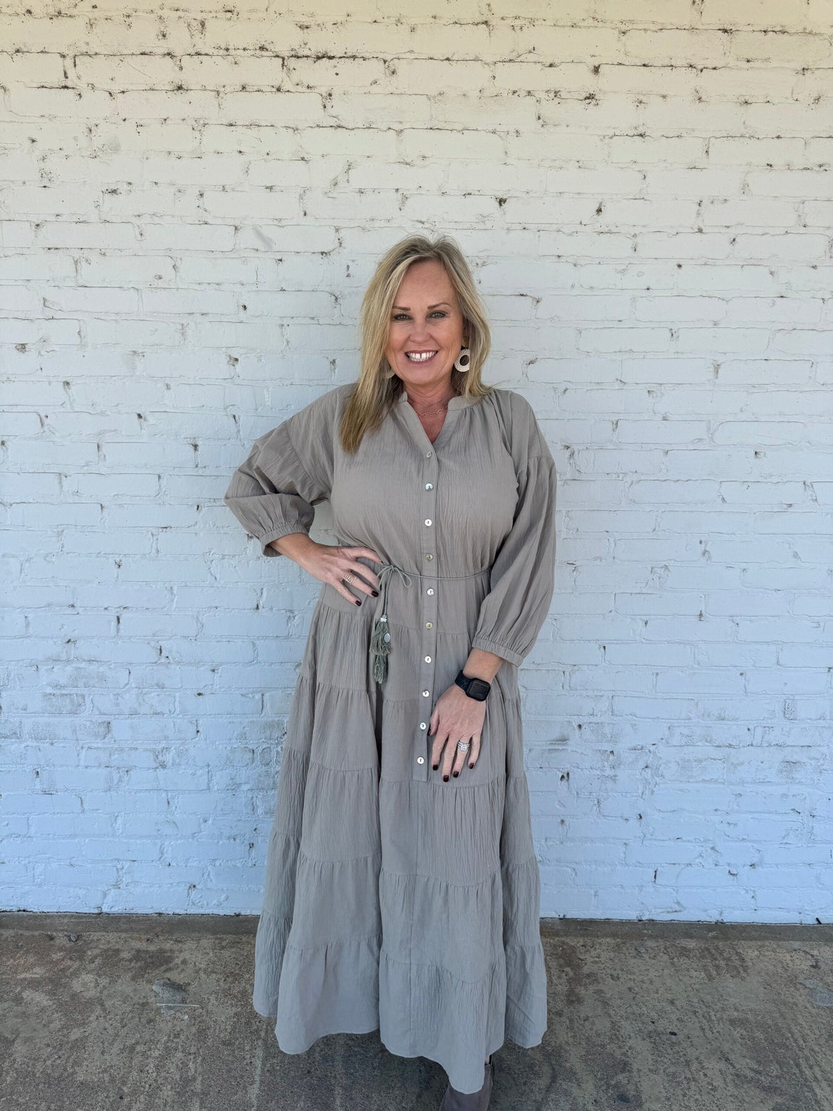 Stone Grey Dress | Whimsy Lane Boutique Stone Grey Dress | Whimsy Lane Boutique