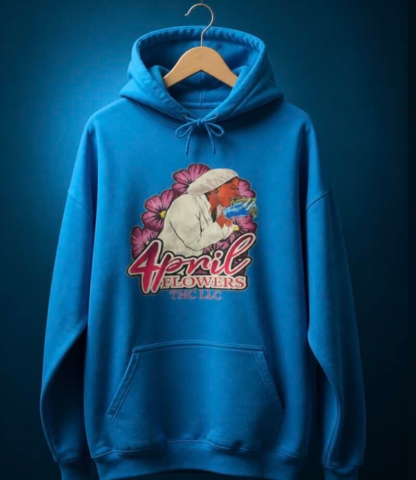 April Flowers Hoodie