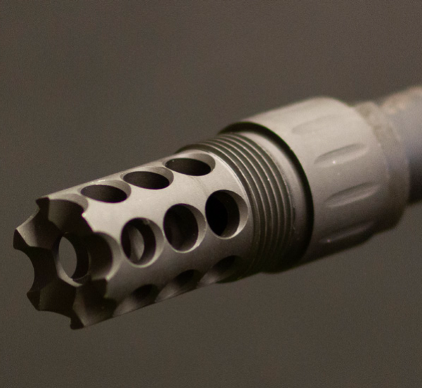 Mündungsbremse für Schalldämpfer Montage