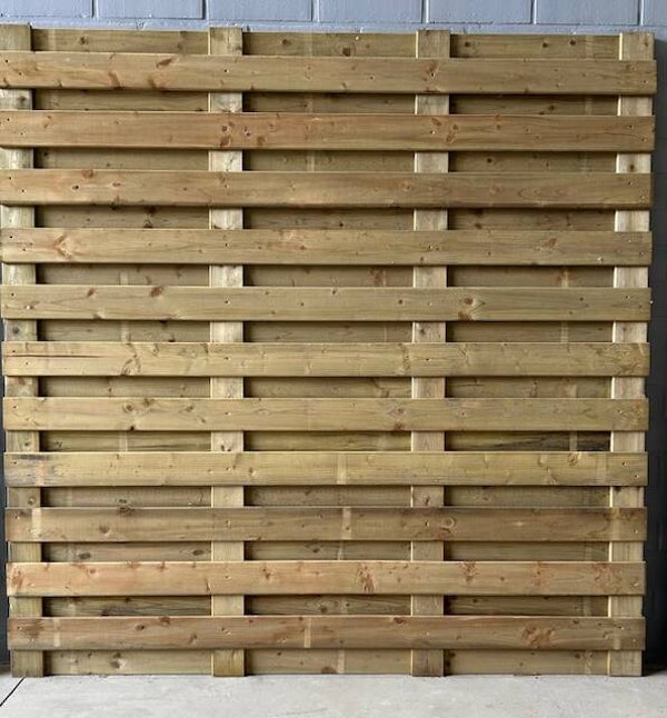 Tuinscherm den 180x180 inox schroeven