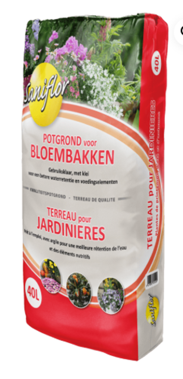 Potgrond voor bloembakken 40liter TOP KWALITEIT