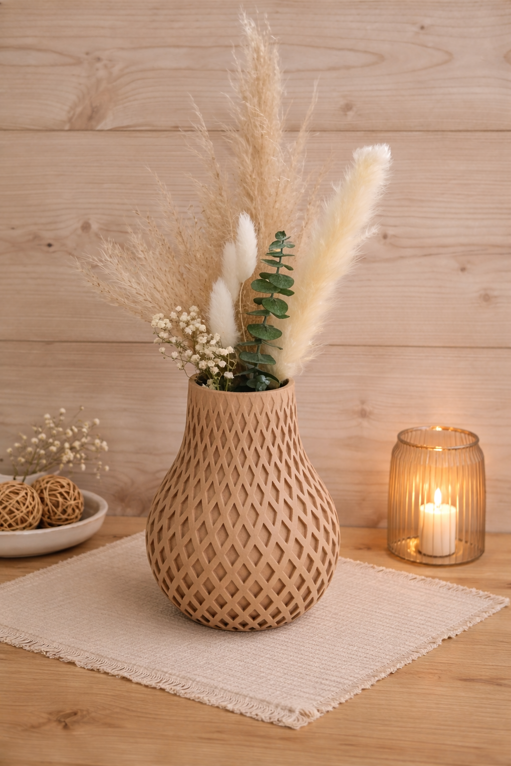 Elegante 3D-Druck Vase "Arnora"