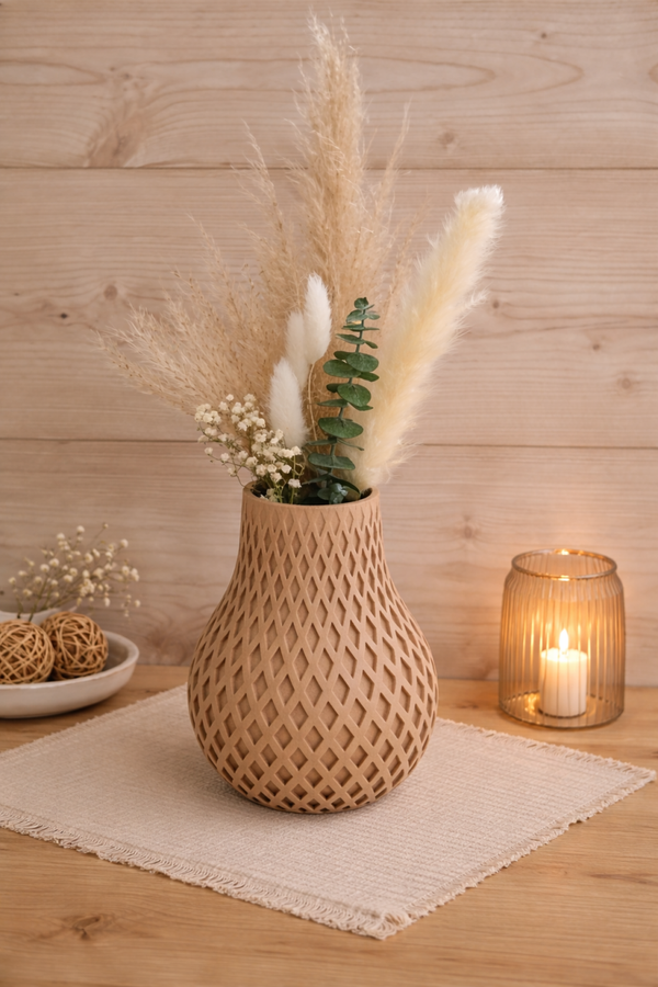Elegante 3D-Druck Vase "Arnora"