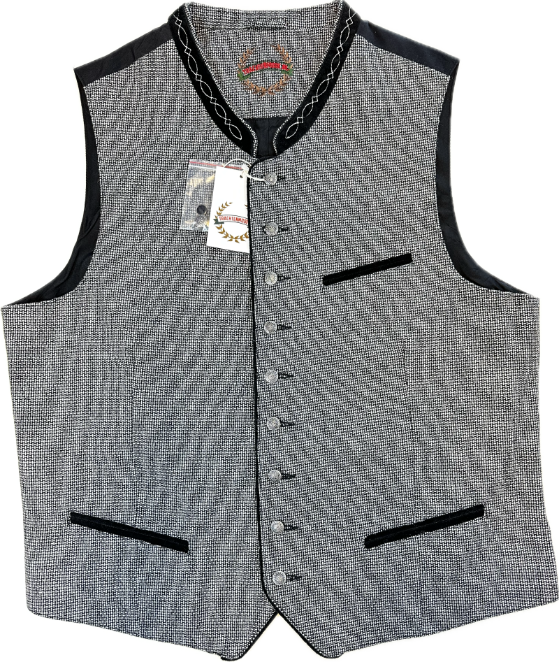 Trachten gilet maat 48 tm 58 nieuw TM02