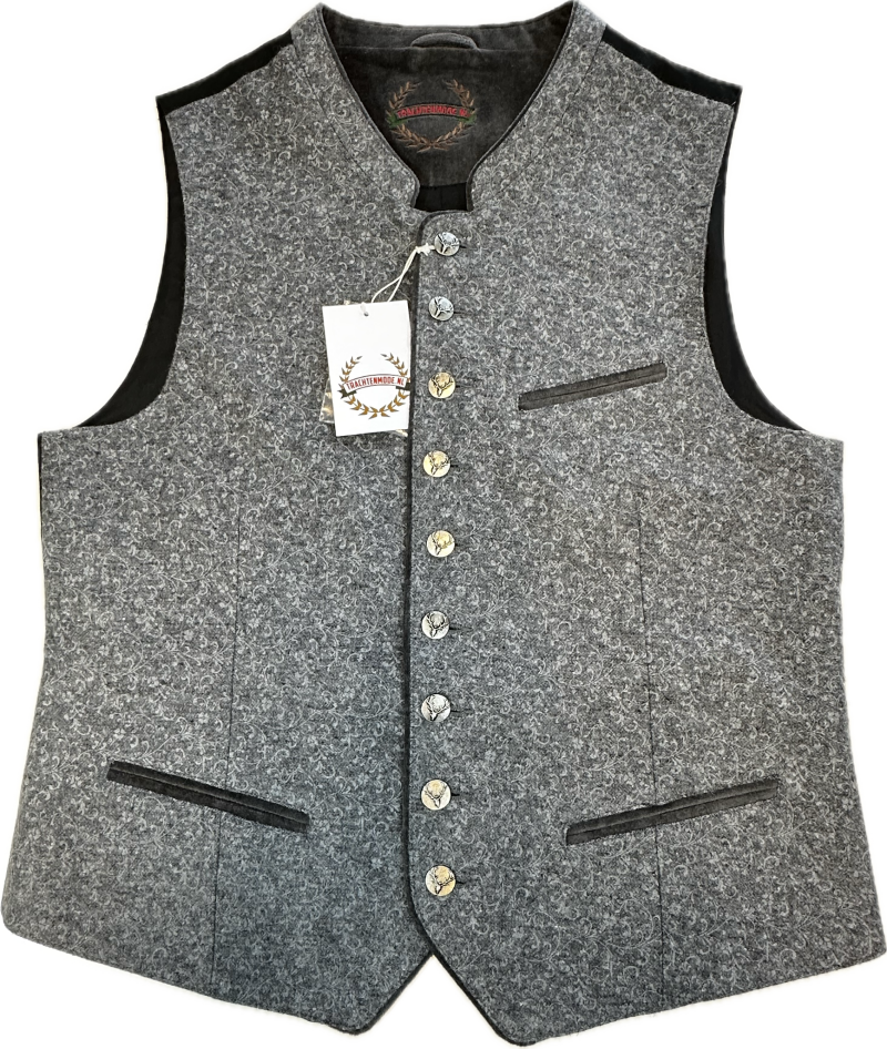 Trachten gilet maat 48 tm 58 nieuw TM04