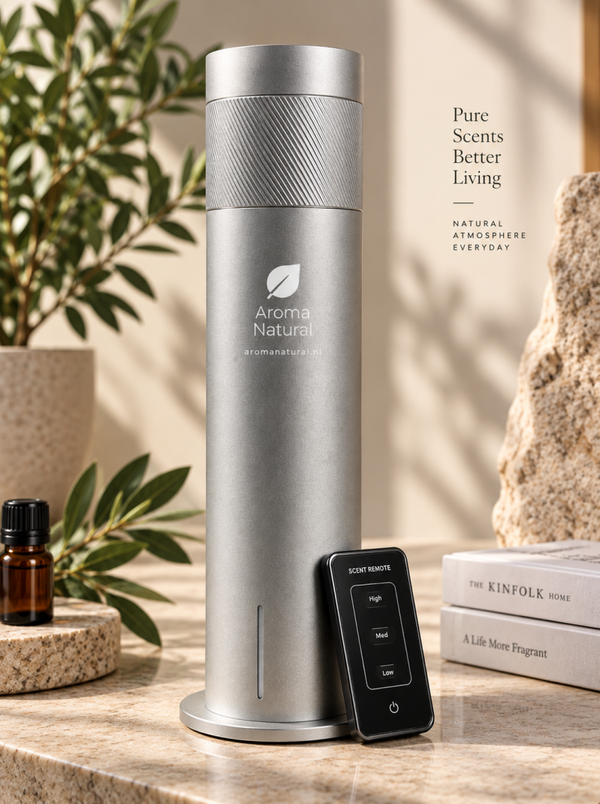 Cilinder Aroma Diffuser Zilver