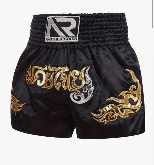 Black Muay Thai Shorts