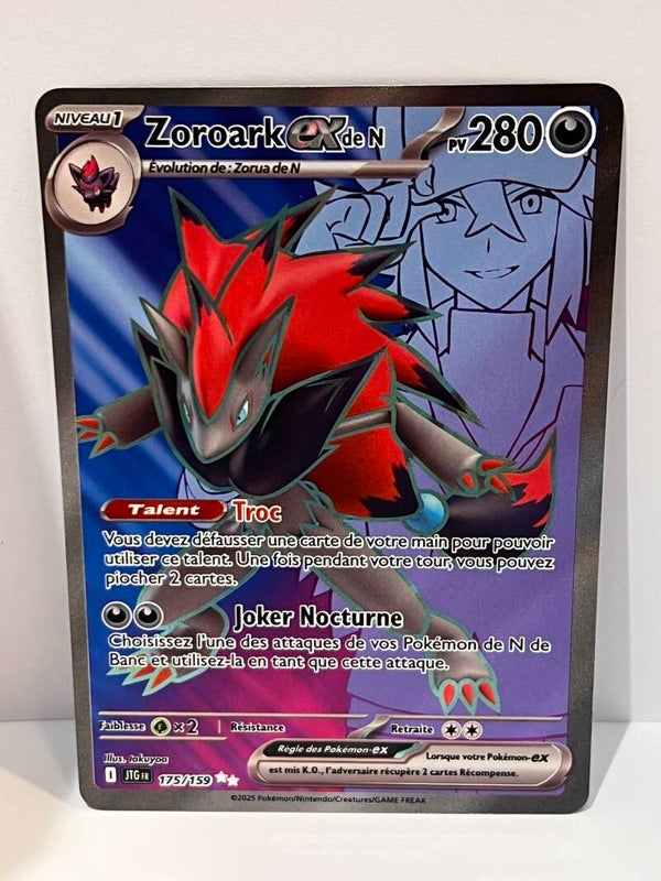 Zoroark ex de N (JTG 175) FR