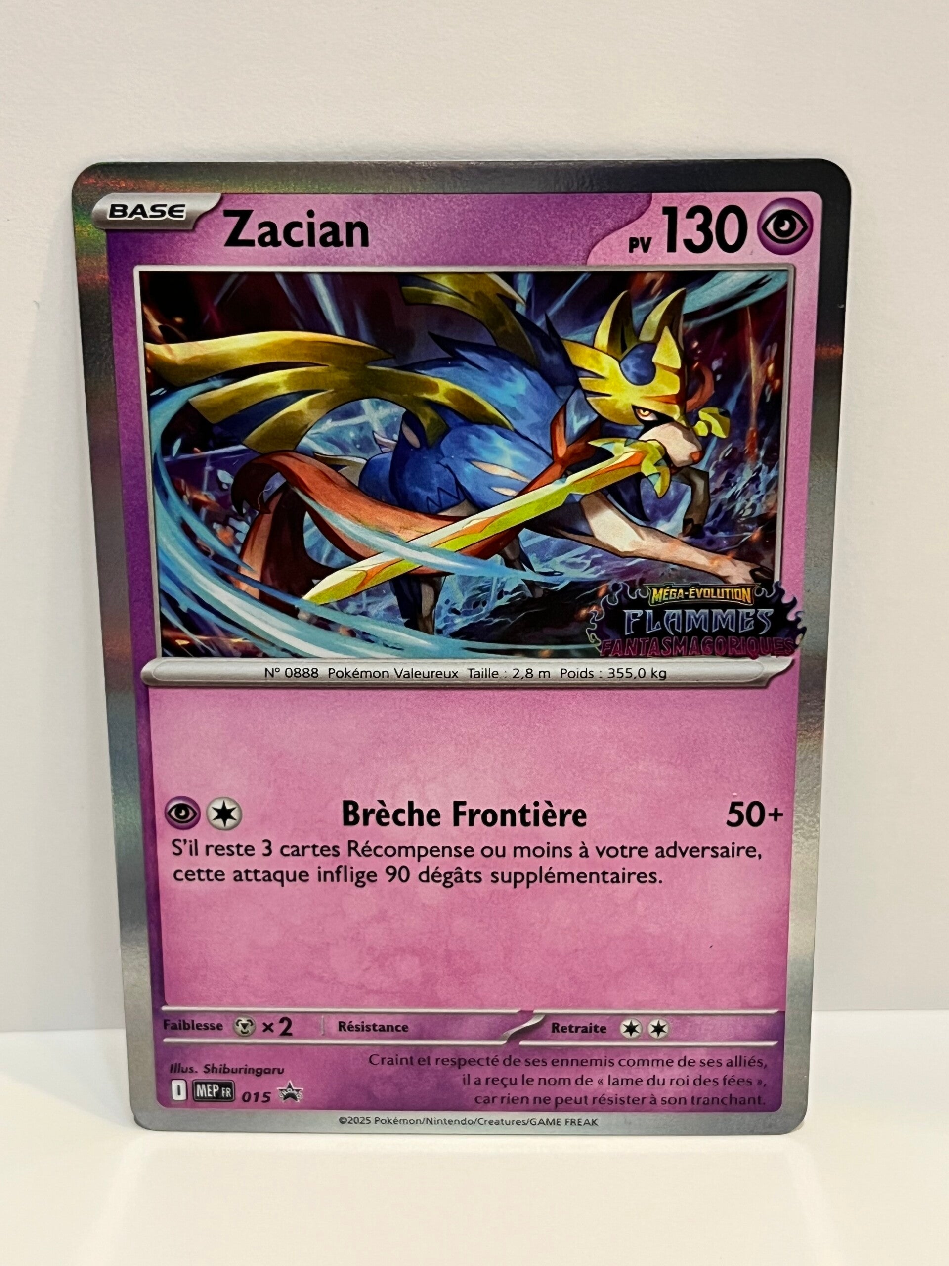 Zacian (MEP 015) « Stamp » - FR - NM