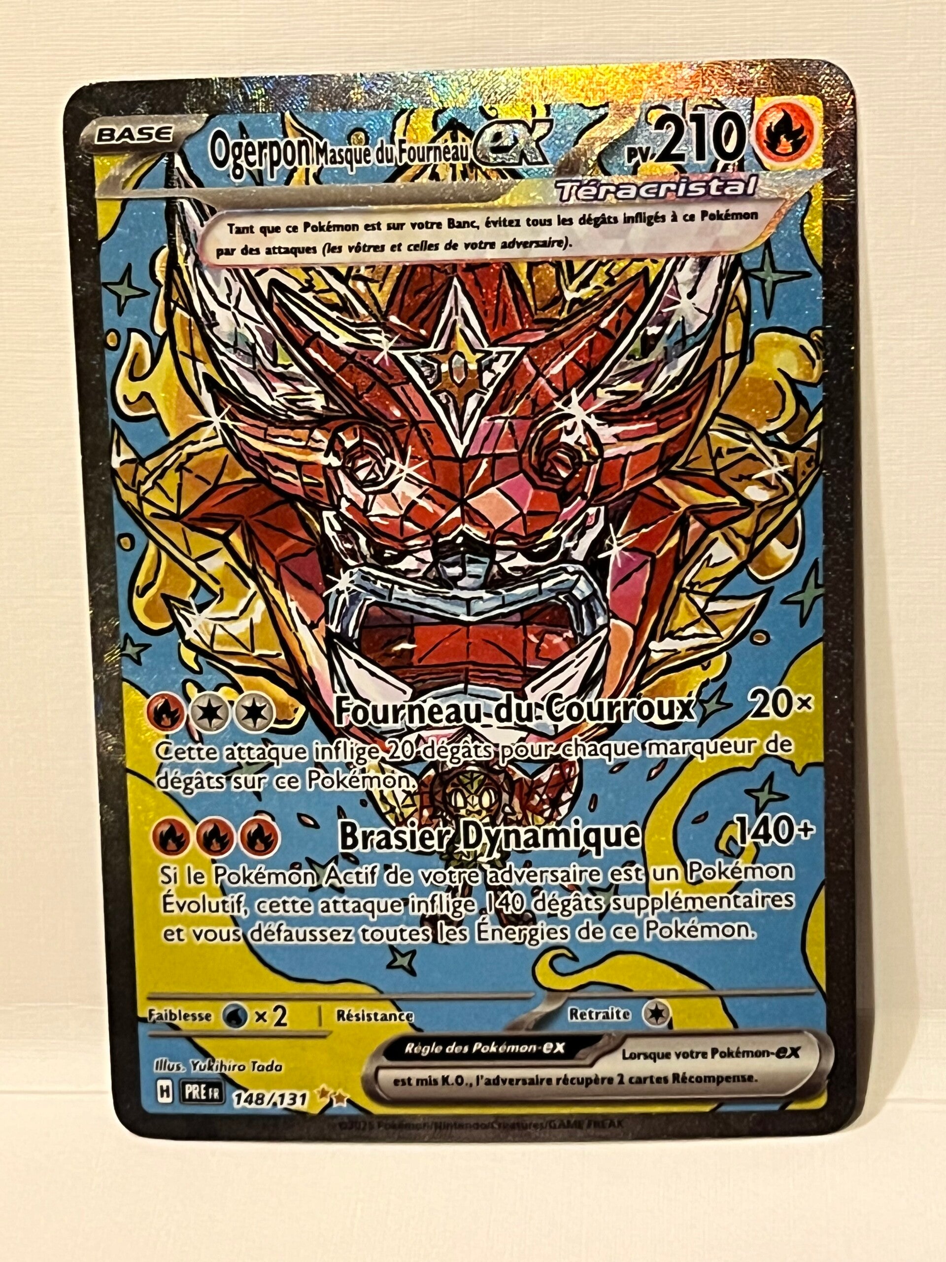 Ogerpon Masque du Fourneau ex (PRE 148) FR NM