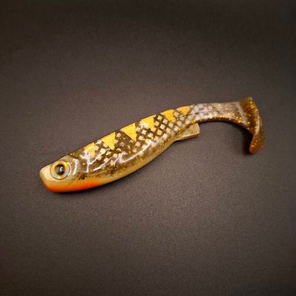 GS Shad Hecht "Honey Gold Perch" 14cm